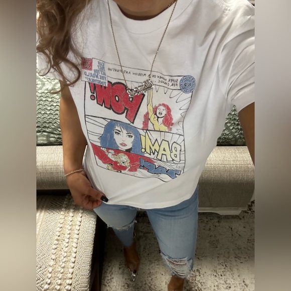 LAST ONE❤️💙New💙❤️RETAIL $165 Super Women RE/DONE tee - Picture 6 of 9